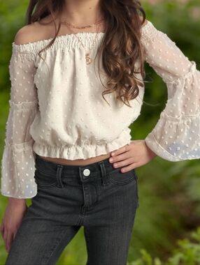 Girls White Blouse